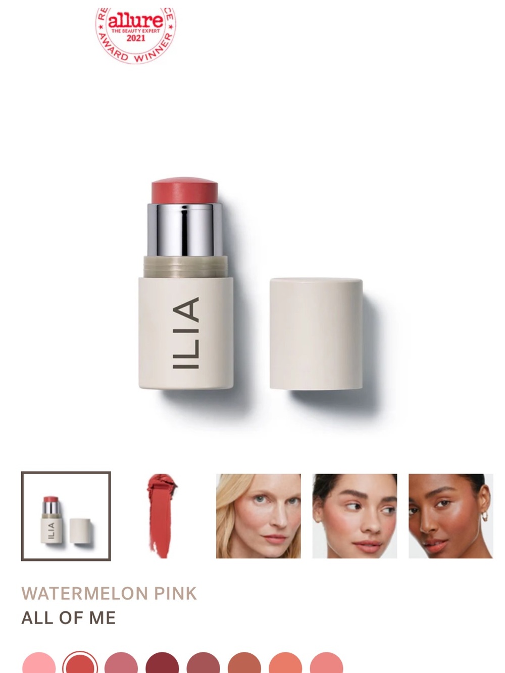 ILIA All of Me Multi‑Stick — Watermelon Pink